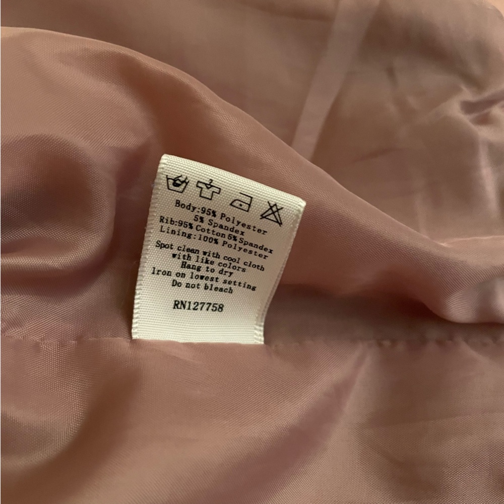 Pink Bomber Jacket - Picture 3 of 4